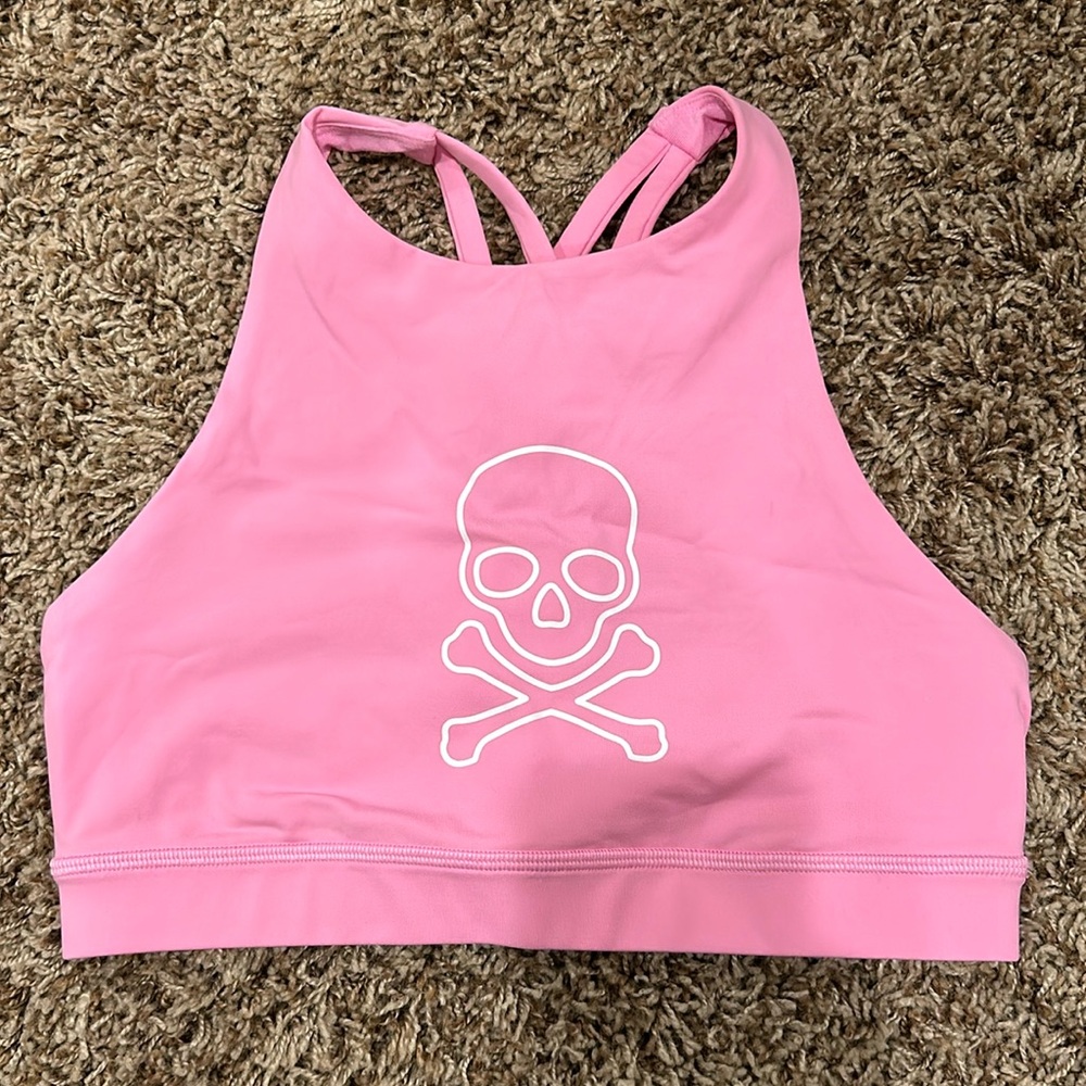 NWT Lululemon Athletica Cosmic Pink Energy Bra High Neck Size US 6